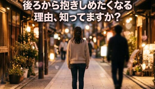 後ろから抱きしめたくなる女性の特徴とは？男性心理とバックハグの本音を解説