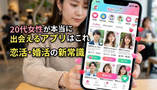 20代女性におすすめのマッチングアプリ5選｜恋活・婚活で本当に出会えるアプリの選び方