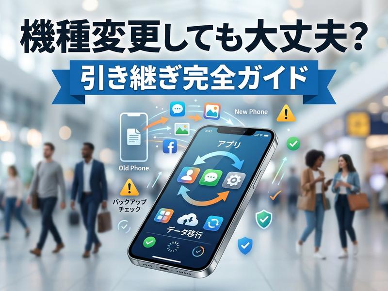 スマホ機種変更時のデータ引き継ぎ完全ガイド。