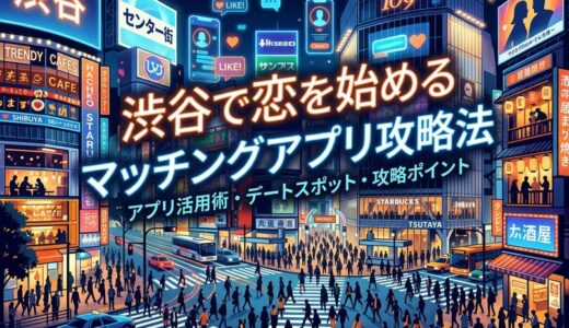 渋谷のマッチングアプリ完全ガイド｜初デート向けカフェ・居酒屋・待ち合わせ場所も解説