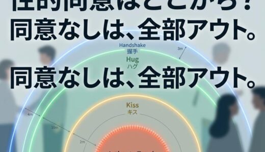 性的同意はどこから必要？キス・ハグ・触れる前に知るべき境界線