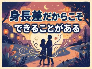 カップルの身長差でしやすいことは？理想の差とスキンシップ完全ガイド