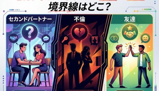 セカンドパートナーと不倫・友達の違いを徹底解説｜境界線と注意点