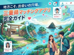 三重県で使えるマッチングアプリ完全ガイド｜地方でも出会える選び方と体験談