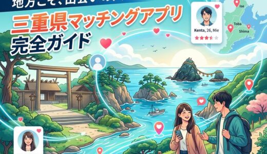 三重県で使えるマッチングアプリ完全ガイド｜地方でも出会える選び方と体験談