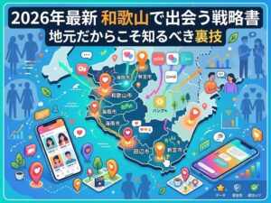【2026年最新】和歌山で使うべきマッチングアプリ完全ガイド｜地元で出会うコツと注意点