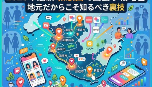 【2026年最新】和歌山で使うべきマッチングアプリ完全ガイド｜地元で出会うコツと注意点