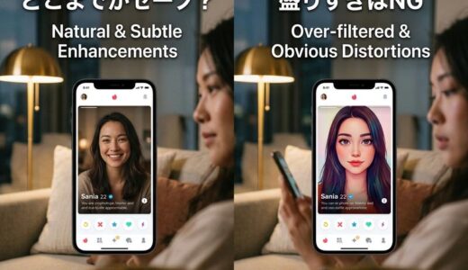 マッチングアプリの写真加工はどこまでOK？女性が知るべき許容ラインと自然に盛るコツ