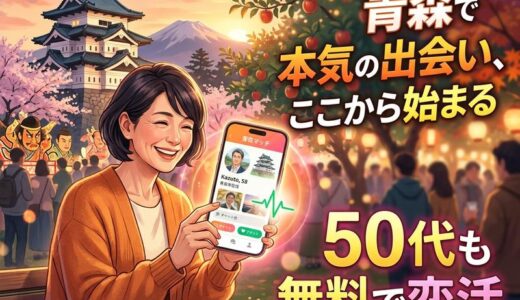 青森でおすすめのマッチングアプリ5選｜無料・50代・県内で出会うコツ