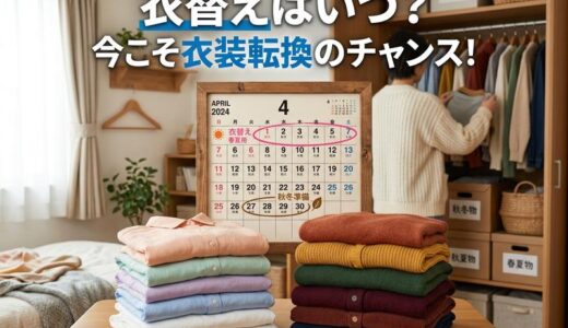 衣替えはいつ？春夏秋冬の最適タイミングと失敗しないコツを解説