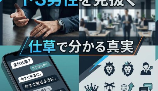 ドS男性の特徴は仕草に出る｜LINE・デート・職場で見抜く女性向け完全ガイド