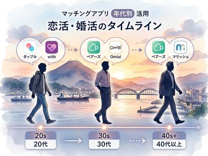 カフェで会話を楽しむ長崎在住のカップル