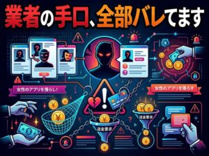 出会い系の業者の見分け方|女性が狙われる5タイプと3通で見抜くコツ