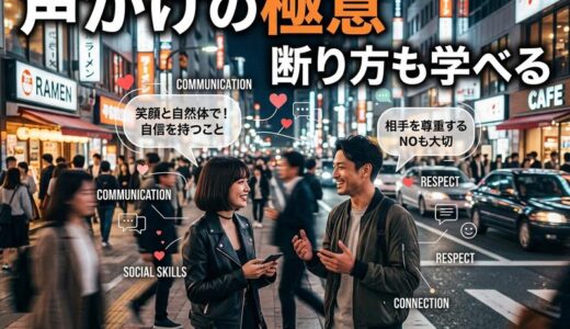 ナンパの声かけ完全ガイド｜最初の一言・断り方・安全な応じ方まで