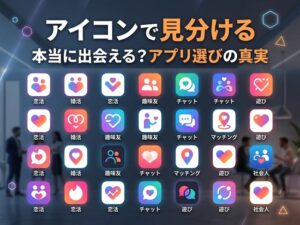 出会系アプリ一覧はアイコンで見分ける｜目的別の全体像と安全基準