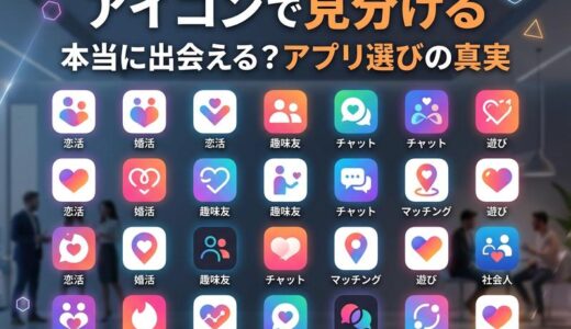 出会系アプリ一覧はアイコンで見分ける｜目的別の全体像と安全基準