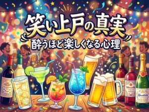 酔うと笑う人の心理と性格を徹底解説｜笑い上戸が愛される理由と注意点