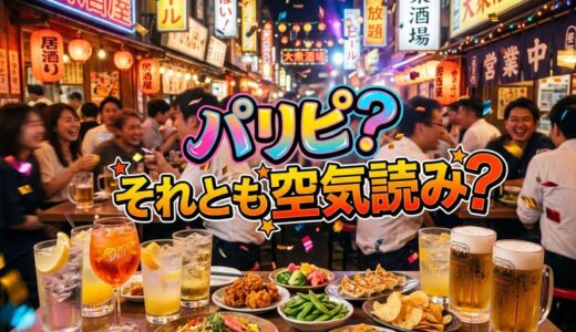 パリピだね」って褒め言葉？飲み会で見分ける言動と上手なノリの合わせ方