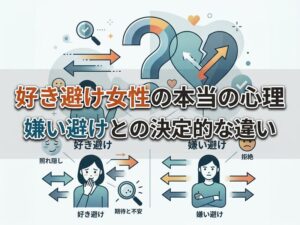好き避け女性の挙動不審サイン完全ガイド｜心理と嫌い避けとの違い、正しい対処法