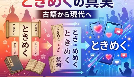 「ときめく」とは？意味・語源・古語から現代の使い方まで完全ガイド