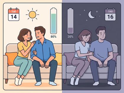 夜のベランダで缶を持ち、二人で街の灯りを眺める後ろ姿、800×600